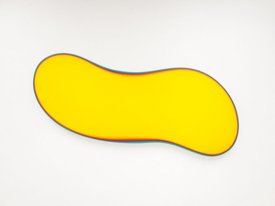 Varped Yellow Jan Kalab painting Magma gallery