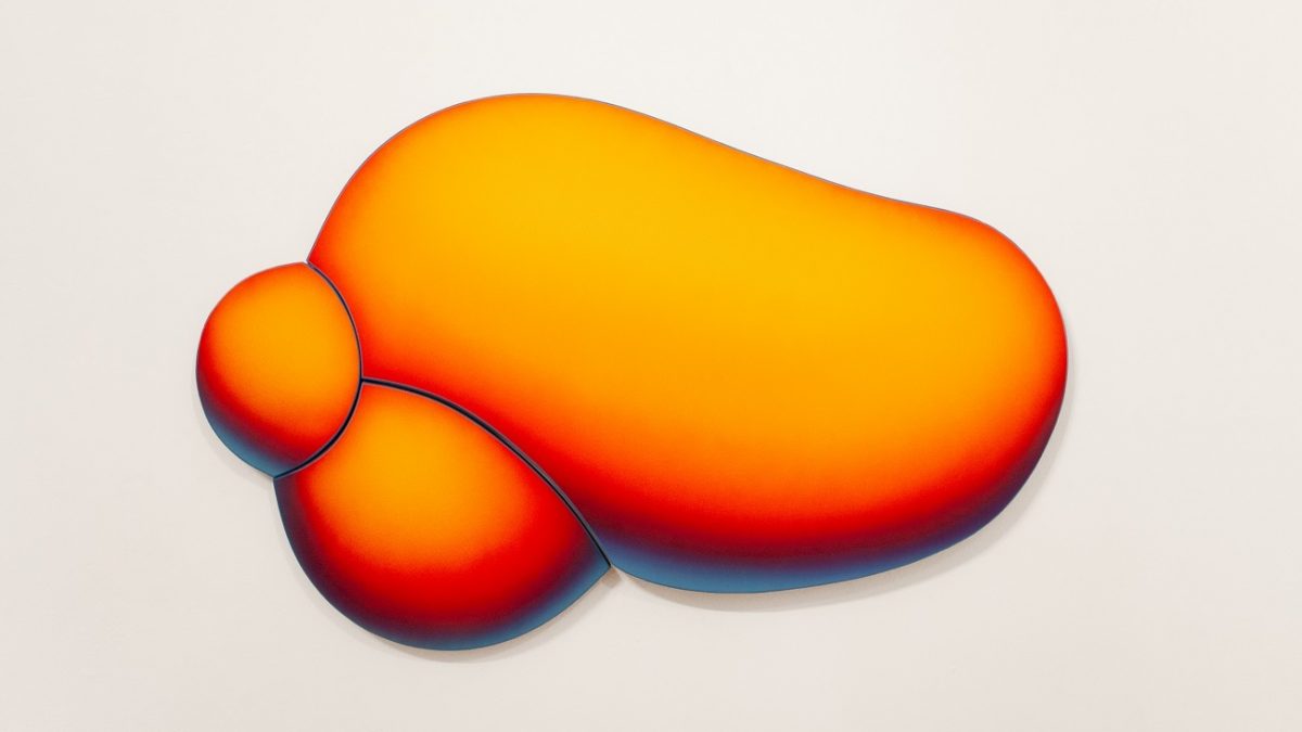 Atomic Red Bubble Jan Kalab painting Magma gallery