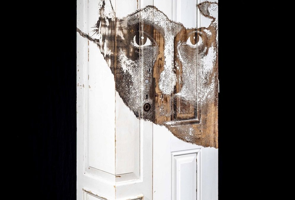 Portal #02 Vhils sculpture solo show Magma gallery